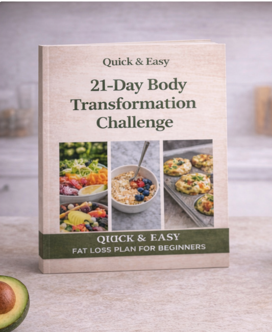 21-Day Body Transformation Challenge: Burn Fat Fast Without Starving or Giving Up Your Favorite Foods